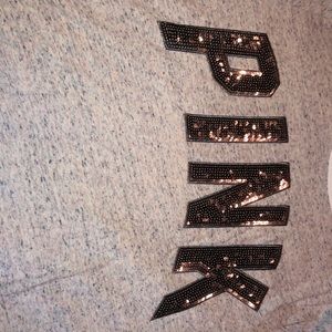 Grey PINK short sleeve tee